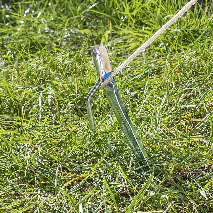 ProPlus Tentharing 30cm metaal met haak 6 stuks in polybag