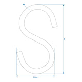 ProPlus S-haak Ø4mm 4,4x2,1cm