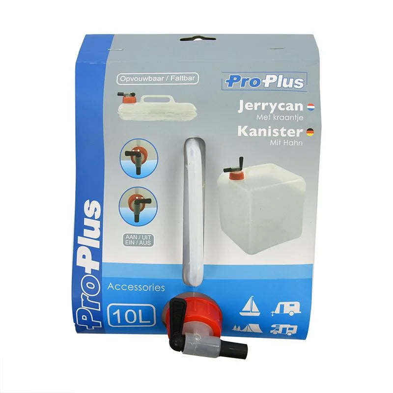 ProPlus Jerrycan opvouwbaar 10L met kraantje