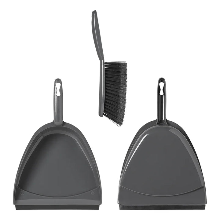 ProPlus Stoffer en Blik - 22 x 33 cm - Grijs/Zwart
