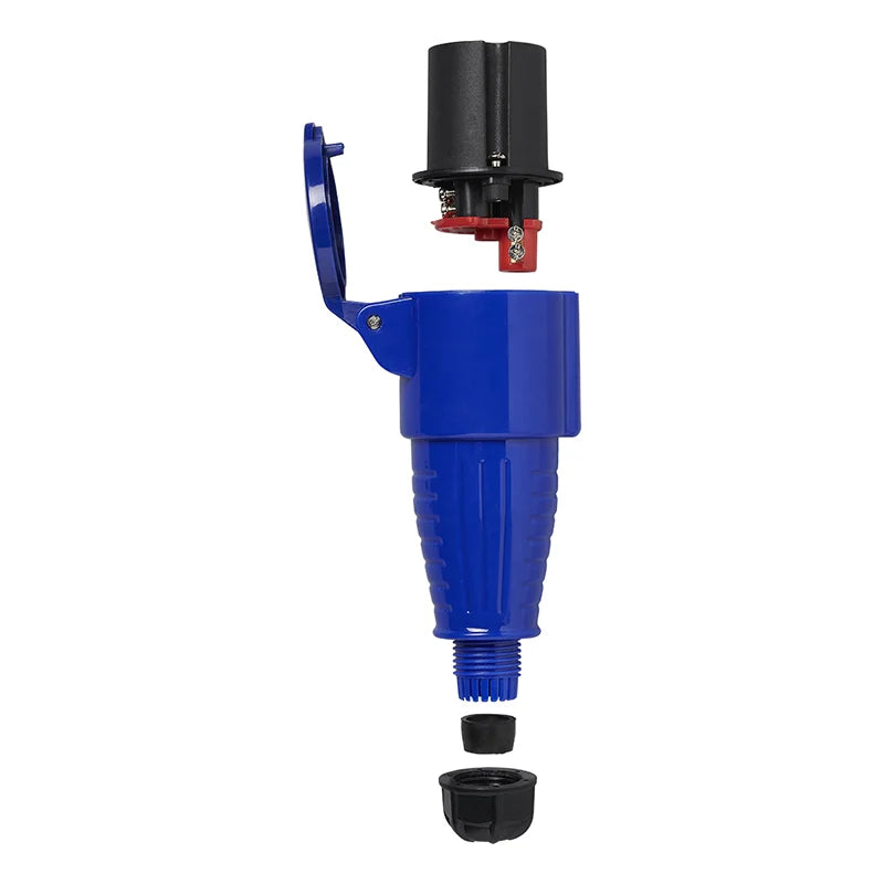 ProPlus CEE contrastekker 16A vaste behuizing blauw
