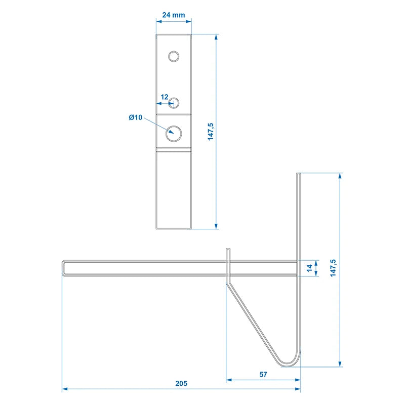 ProPlus Bandenhouderset 2 stuks muurbevestiging