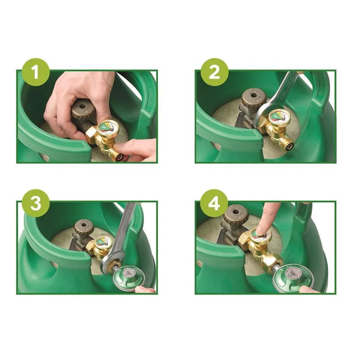 ProPlus GasStop gasfleszekering voor propaangasflessen NL 21,8mm LH (G.5) GSNL1