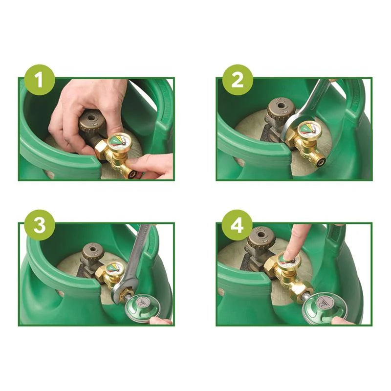 ProPlus GasStop gasfleszekering voor propaangasflessen NL 21,8mm LH (G.5) GSNL1