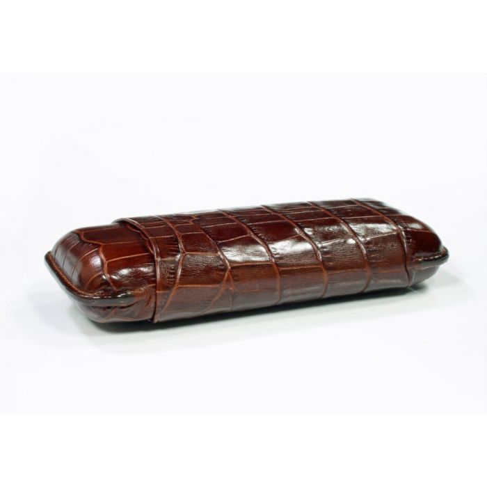 Martin Wess 590 Croco Brown - 2 Robusto&