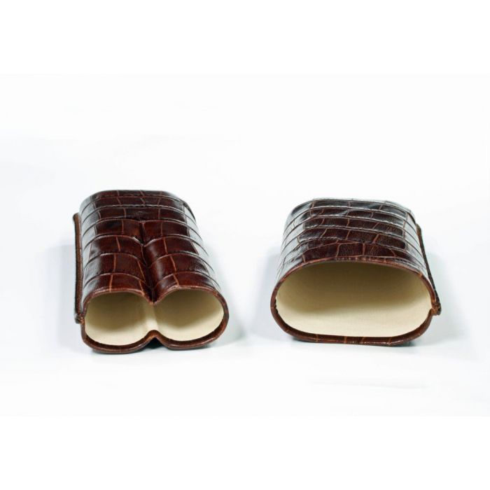 Martin Wess 590 Croco Brown - 2 Robusto&