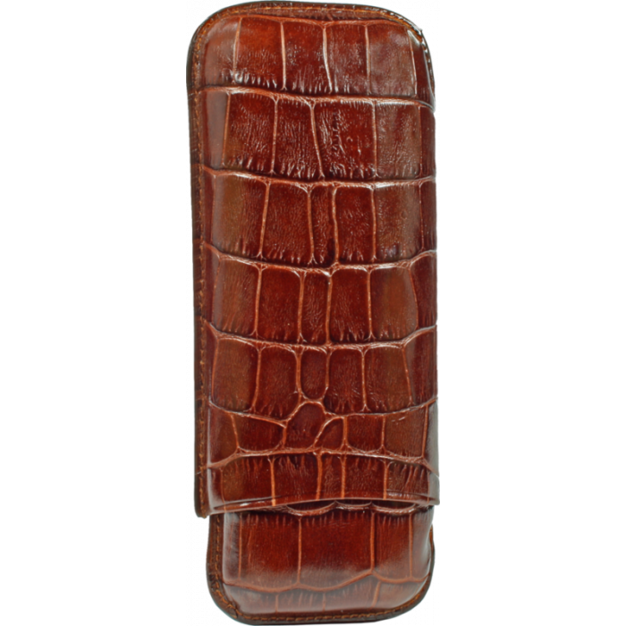 Martin Wess 590 Croco Brown - 2 Robusto&