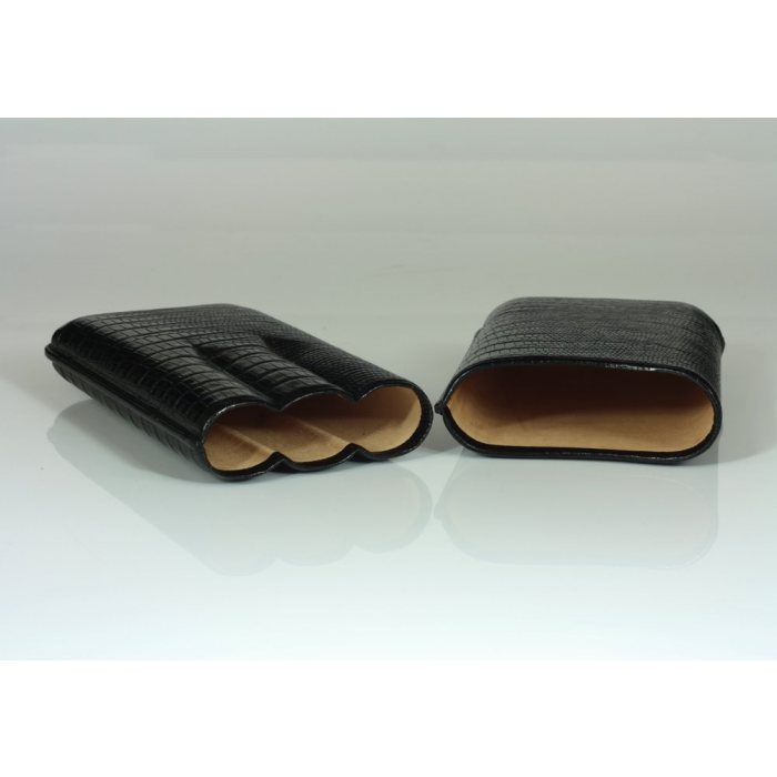 Martin Wess 591 Lizard Black - 3 Robusto&