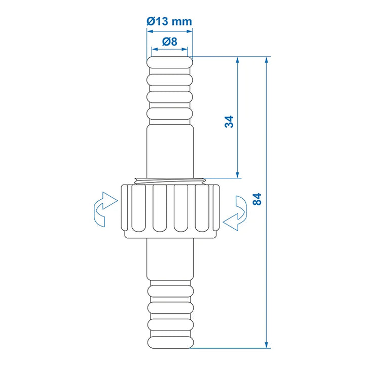 ProPlus Slangtule koppeling 12mm in blister