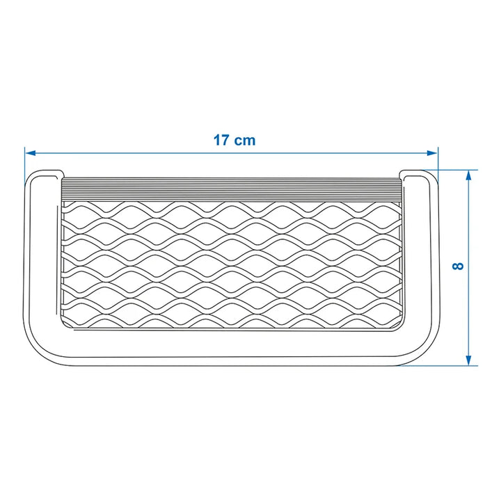ProPlus Opbergnet elastisch 17x8cm met frame NS-4
