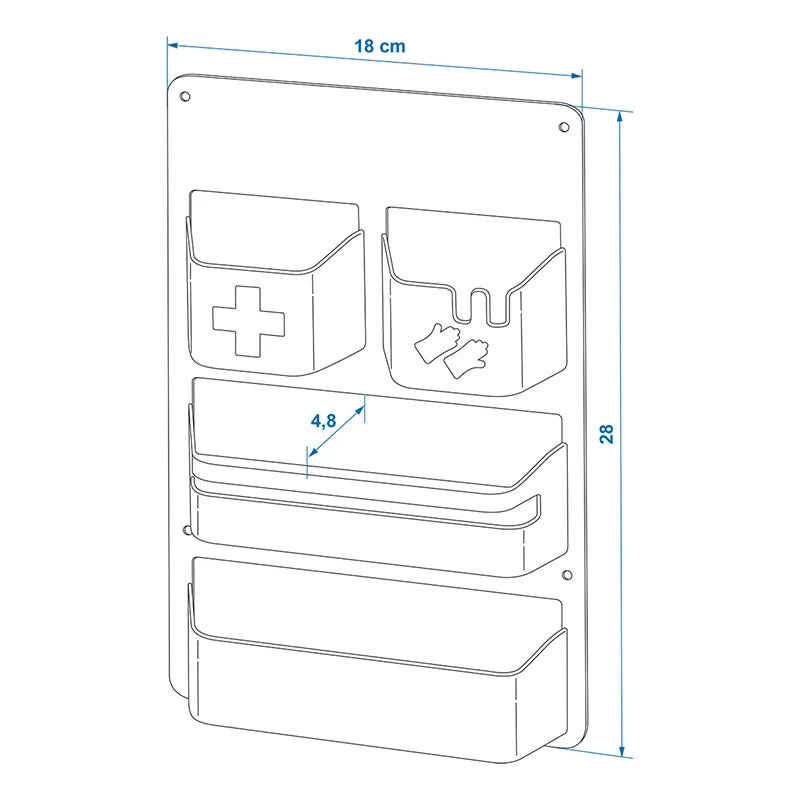 ProPlus Pocketorganizer voor campercassettedeur