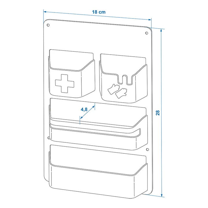 ProPlus Pocketorganizer voor campercassettedeur