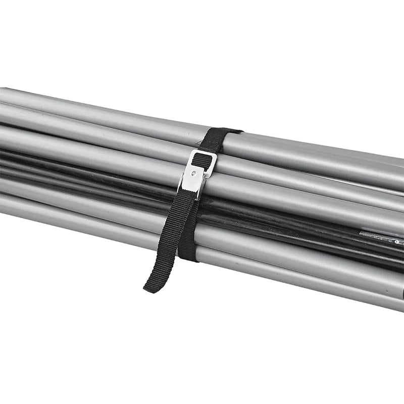 ProPlus Bindriemen met Metalen Gesp - 18 mm x 50 cm - Zwart - 2 stuks