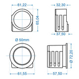 ProPlus Glijlager voor oplooprem geschikt voor AL-KO 131R -161S/VB -250S/1 -251S/VB/G - 351ZA '93 in blister