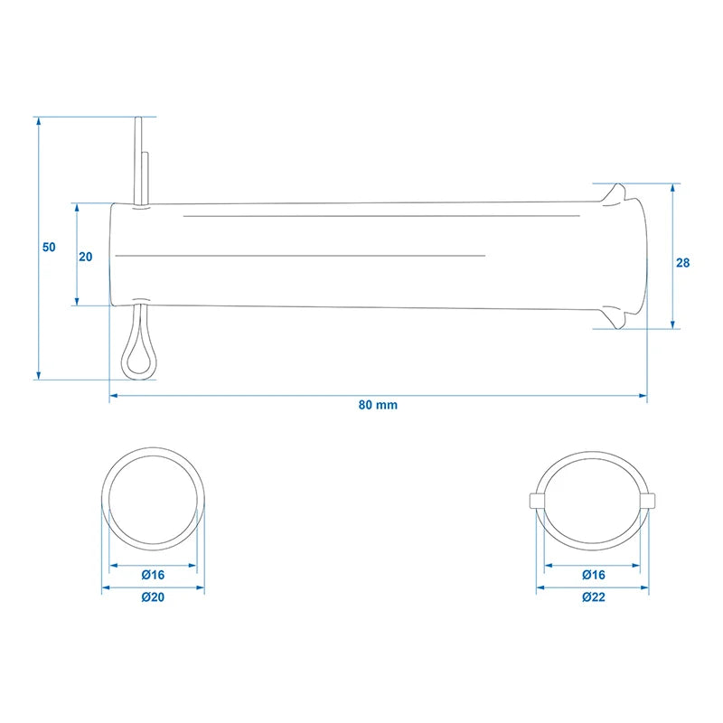 ProPlus As voor neuswiel 48 mm 341501