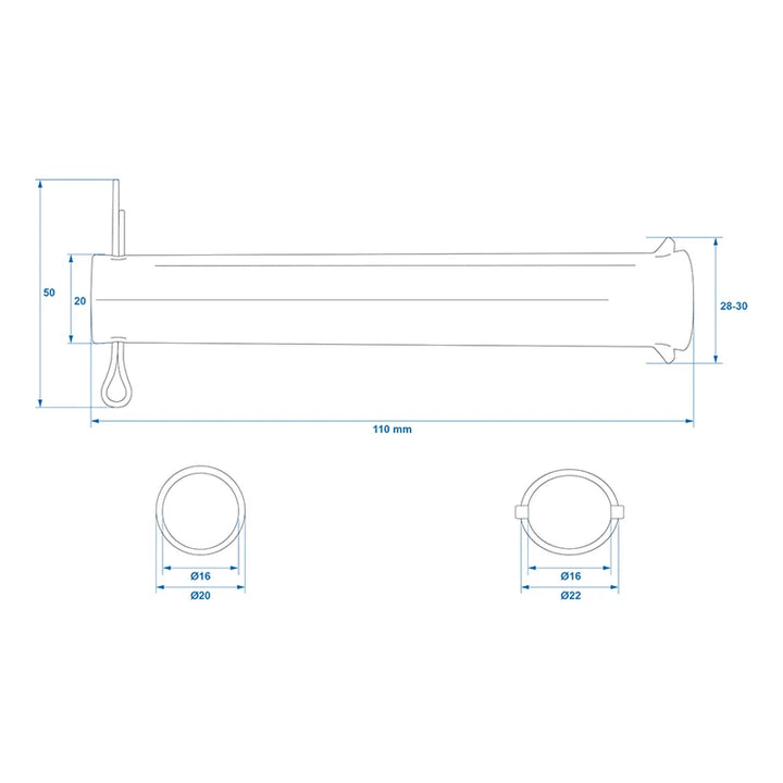 ProPlus As voor neuswiel 48 mm 341503 / 341507