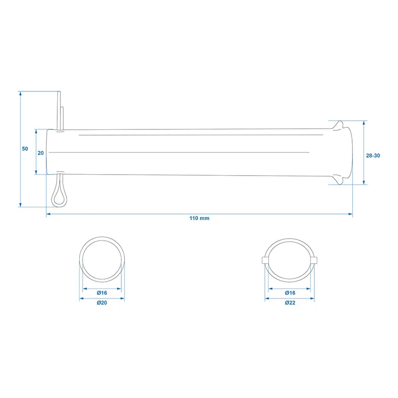 ProPlus As voor neuswiel 48 mm 341503 / 341507