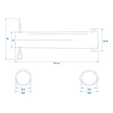 ProPlus As voor neuswiel 60 mm 341505