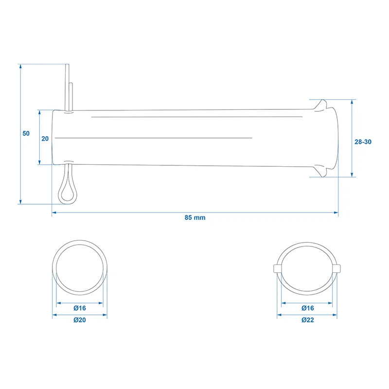 ProPlus As voor neuswiel 60 mm 341505