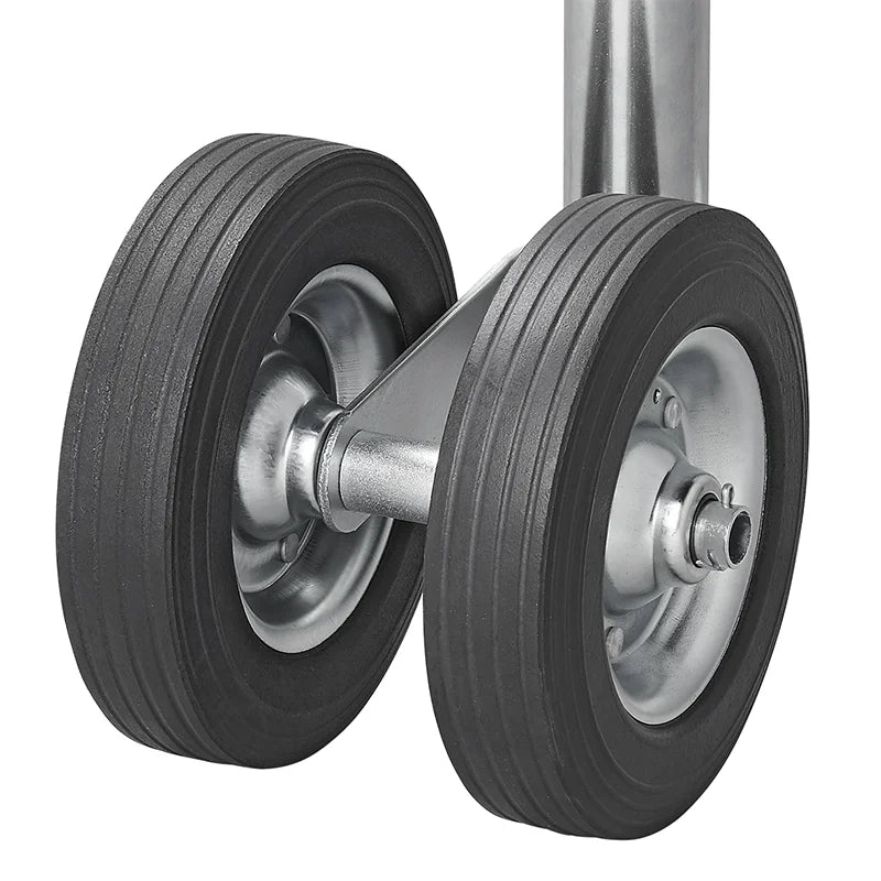 ProPlus Dubbel neuswiel 48 mm met massief rubberen banden 200 x 50 mm