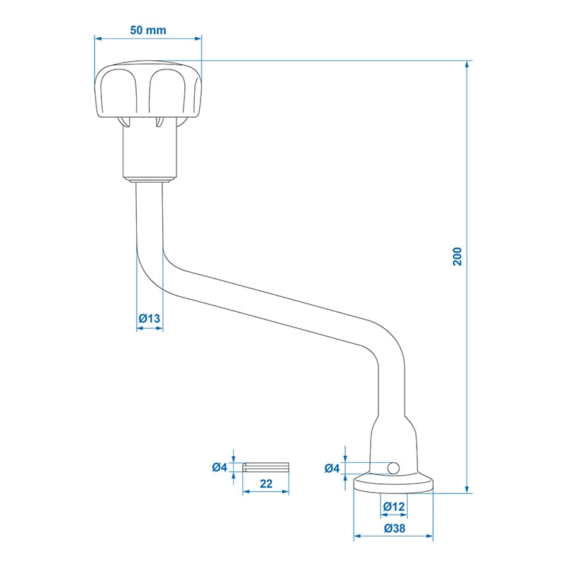 ProPlus Hendel voor neuswiel 48 mm 341510