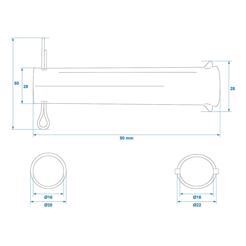 ProPlus As voor neuswiel 60 mm 341512