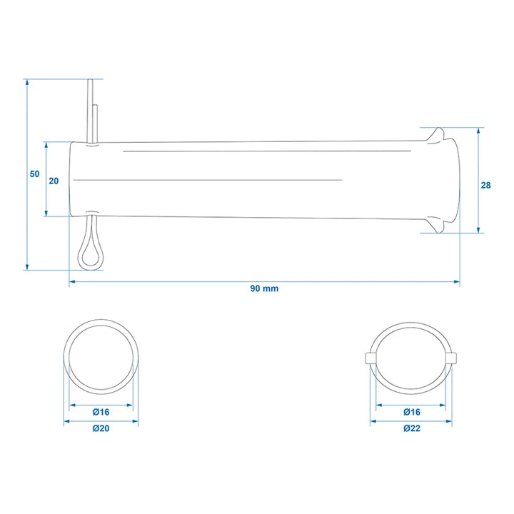 ProPlus As voor neuswiel 60 mm 341512