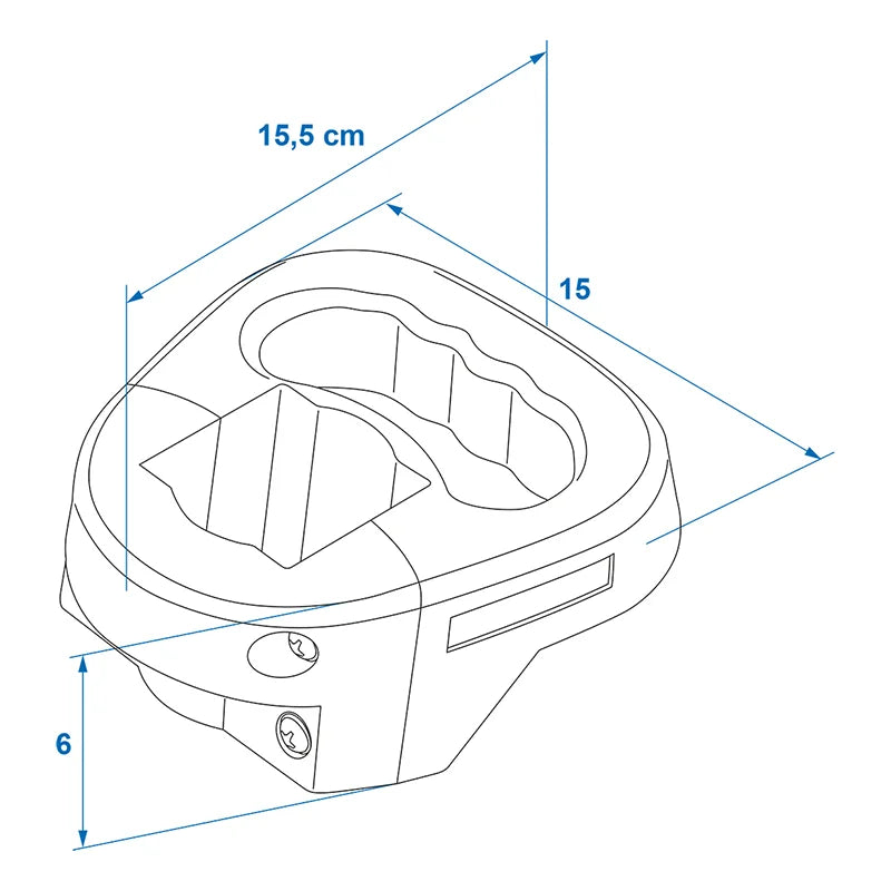ProPlus Handgreep voor neuswiel 60mm
