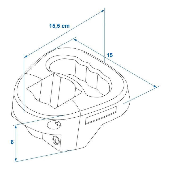 ProPlus Handgreep voor neuswiel 60mm