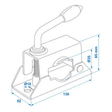 ProPlus Klem 35mm voor neuswiel