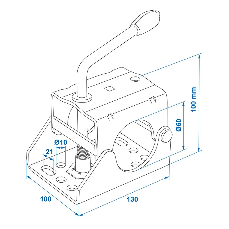 ProPlus Klem 60mm voor neuswiel
