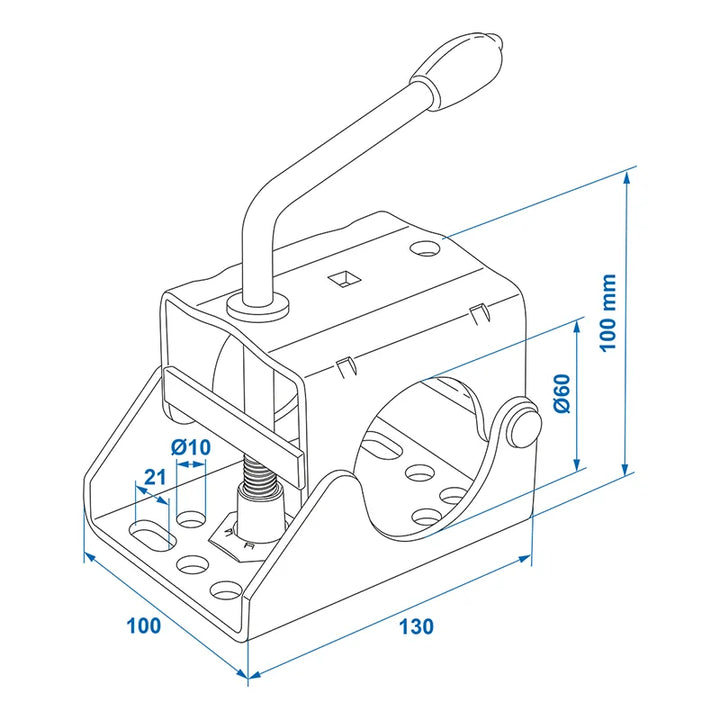 ProPlus Klem 60mm voor neuswiel