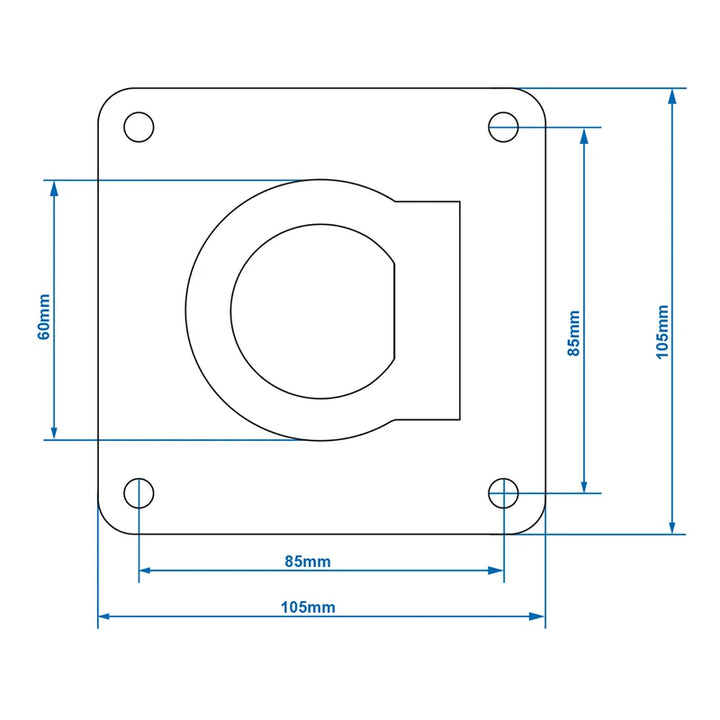 ProPlus Sjoroog enkel 105x105mm