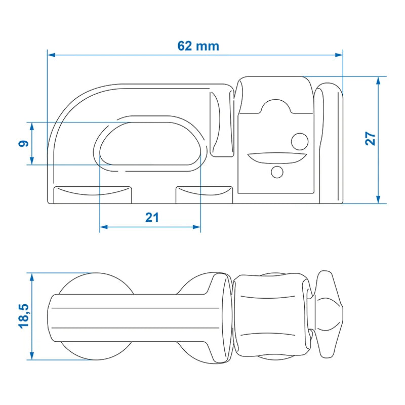 ProPlus Stud fitting dubbel in blister