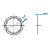 ProPlus Afdichting 40x52x7mm