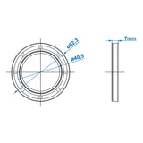 ProPlus Afdichting 42x62x7mm