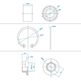 ProPlus Compactlagerset 34/64x37mm universeel