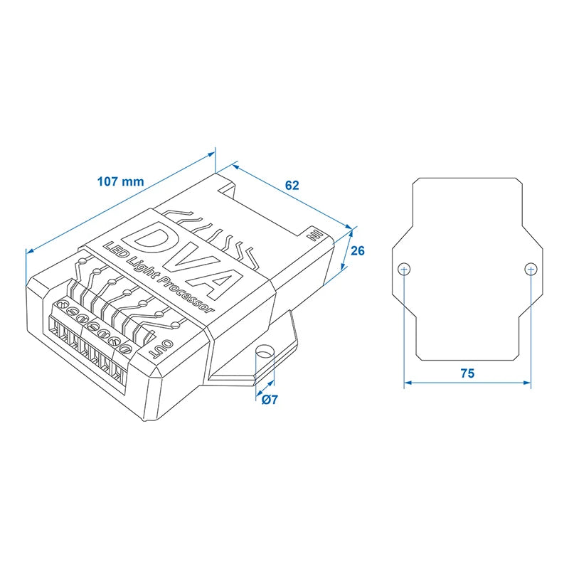 ProPlus LED Light processor 12V voor aanhangwagens