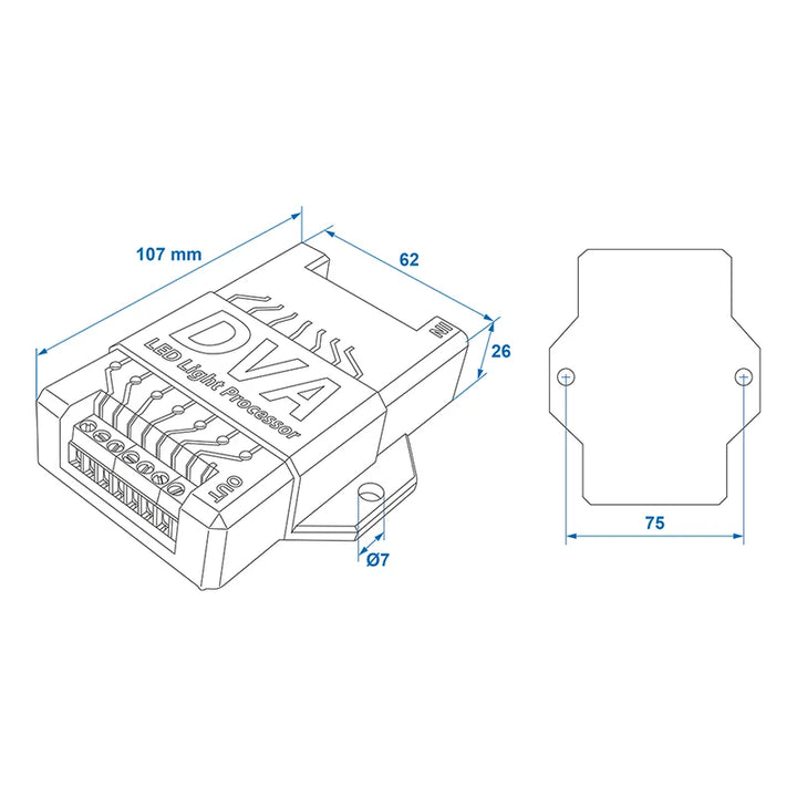 ProPlus LED Light processor 12V voor aanhangwagens