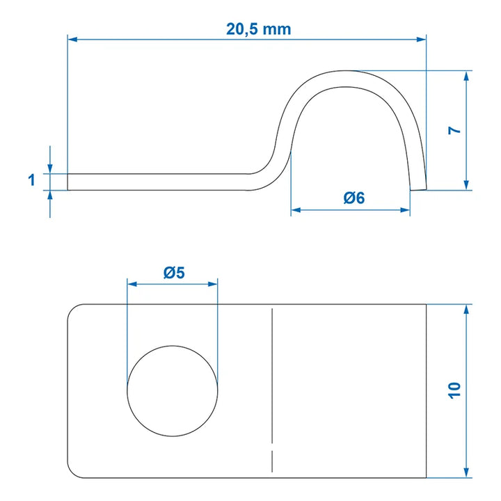 ProPlus Kabelklem 6 mm