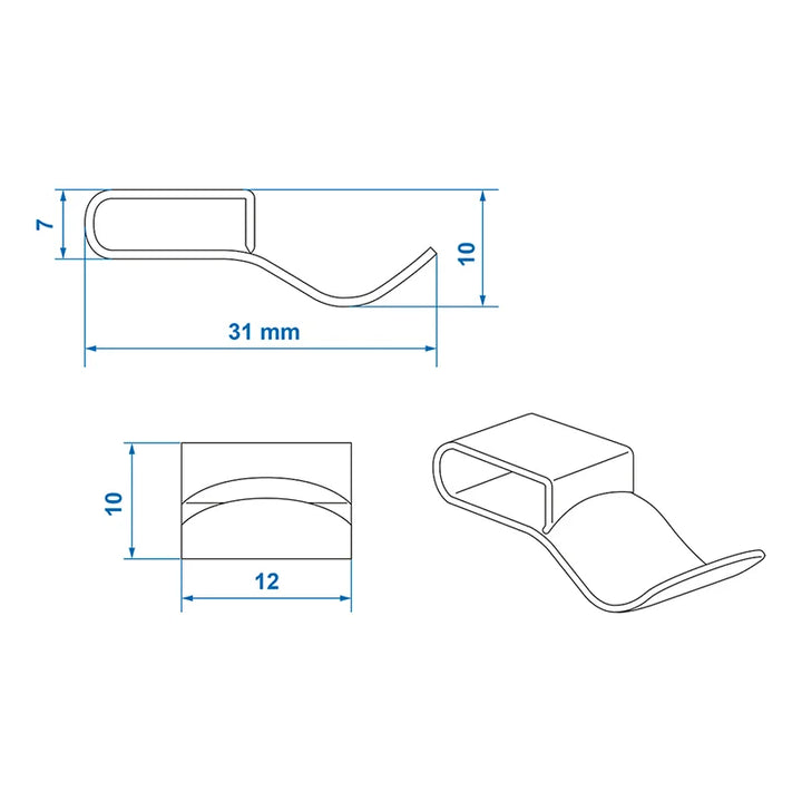ProPlus Chassisklem 28mm voor kabel