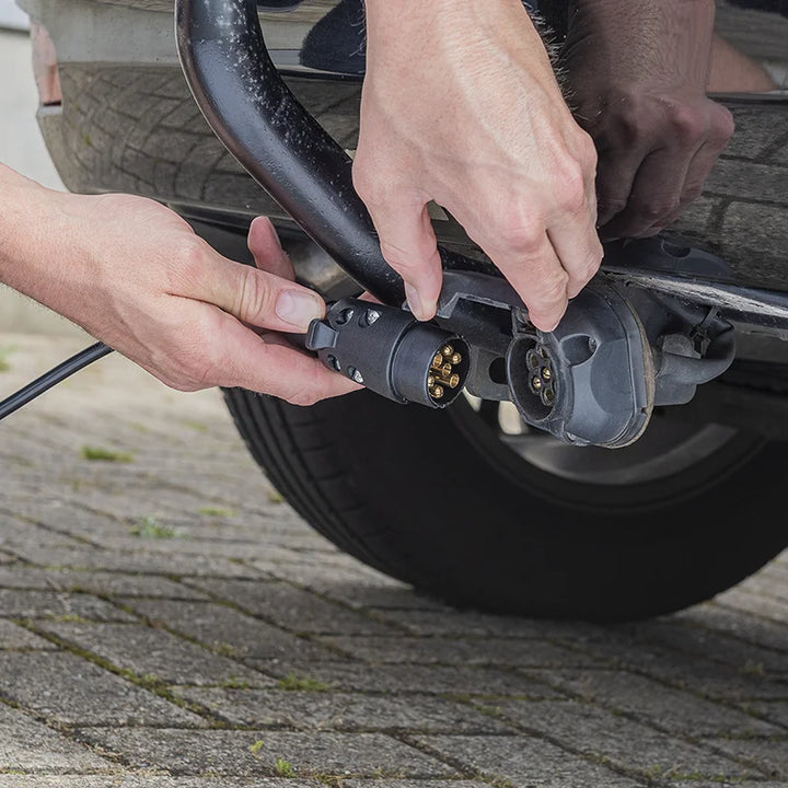 ProPlus Verlengkabel 1M met 2x stekker 7-polig PVC
