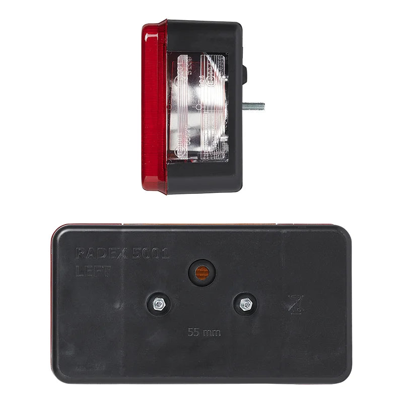 ProPlus Achterlicht 5 functies 194x104mm links in blister