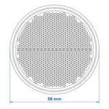 ProPlus Reflector oranje 58mm zelfklevend met grondplaat 2 stuks in blister