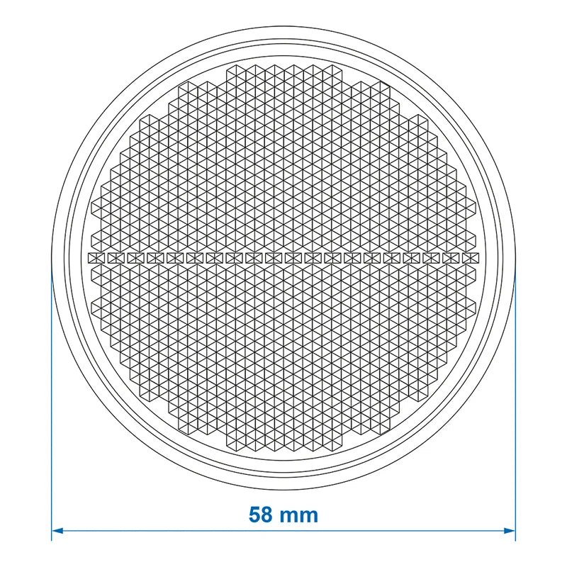 ProPlus Reflector oranje 58mm zelfklevend met grondplaat 2 stuks in blister