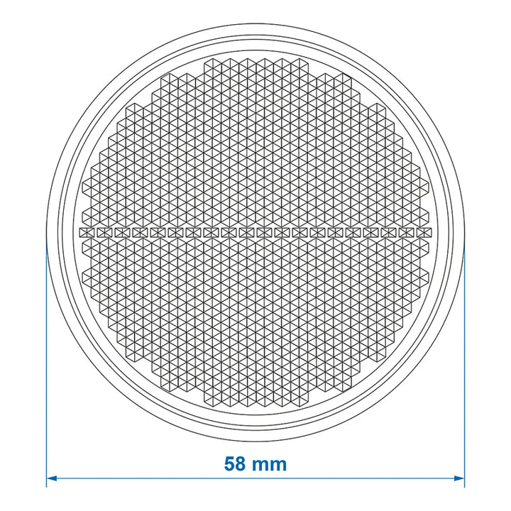 ProPlus Reflector rood 58mm zelfklevend met grondplaat