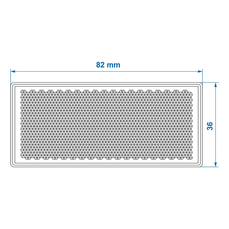 ProPlus Reflector oranje 82x36mm zelfklevend