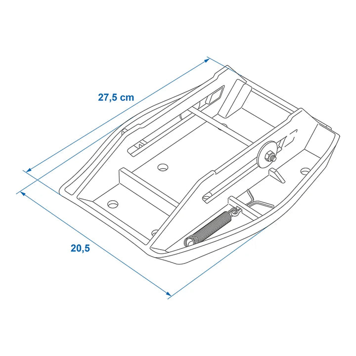 ProPlus Stabilisatievoeten met veer - set van 4 stuks