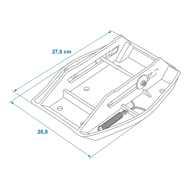 ProPlus Stabilisatievoeten met veer - set van 4 stuks