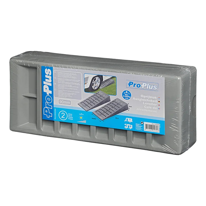 ProPlus Oprijblok 90mm grijs - set van 2 stuks